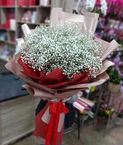 Букет цветов из: Гипсофила в Тимохово