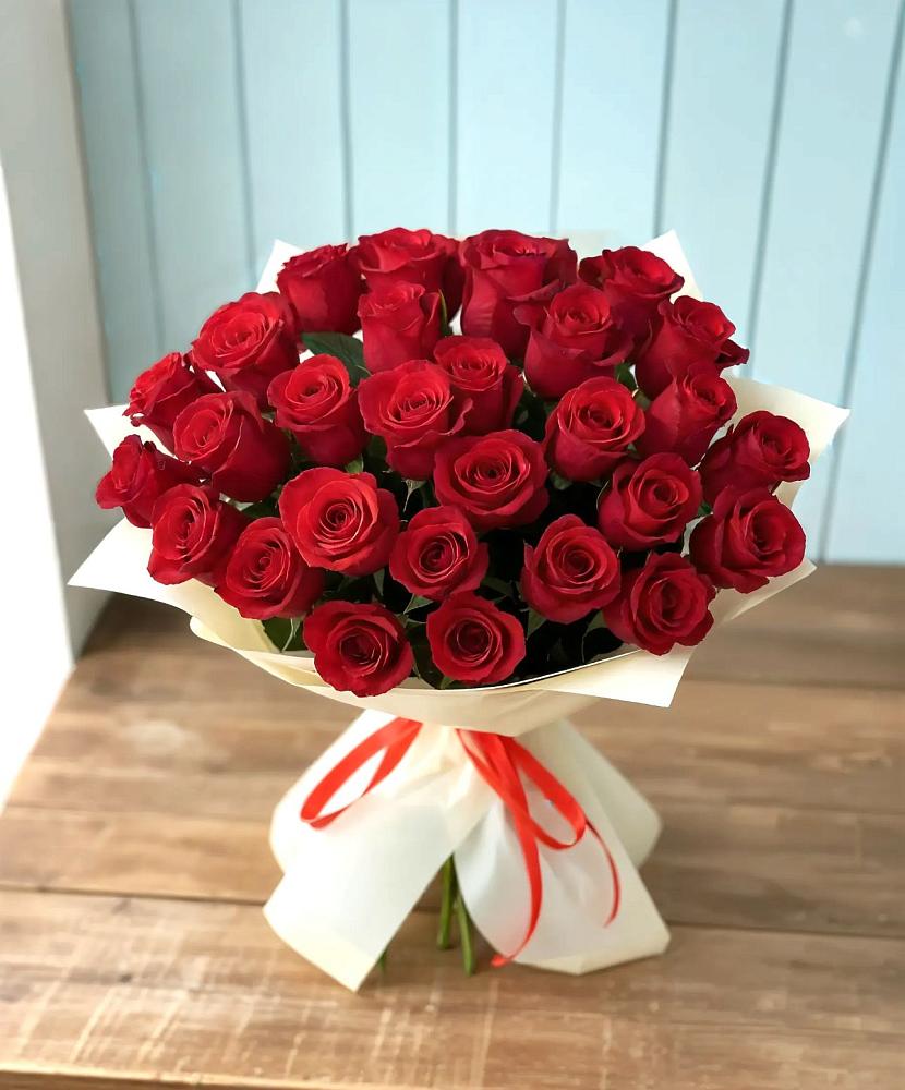 Букет 29 Красных роз в Тимохово