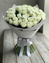 Букет 35 Белых роз в Тимохово