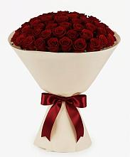 Букет 101 Бордовая роза Блэк Бакарра в Тимохово