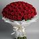 Букет 101 Красная роза Блэк Мэджик в Тимохово