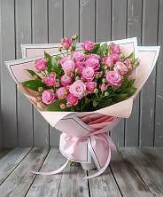 Букет Розовый кустик в Тимохово