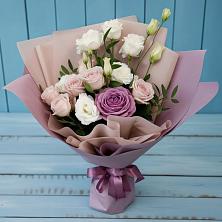 Букет цветов из:  Розы и Лизиантусы в Тимохово