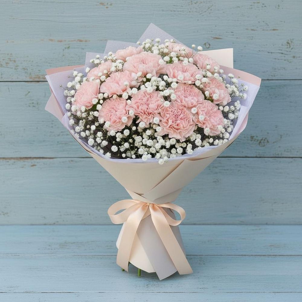 Букет цветов из: Гвоздики в Тимохово