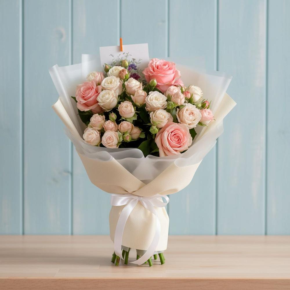 Букет цветов из: Розы в Тимохово