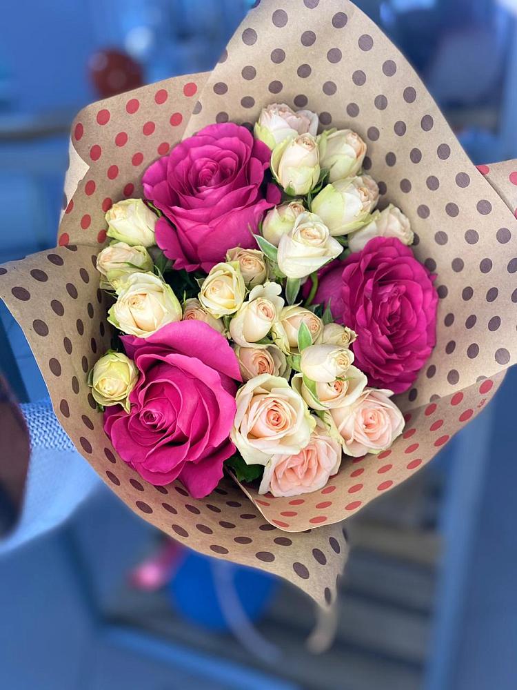 Букет цветов из: Розы в Тимохово