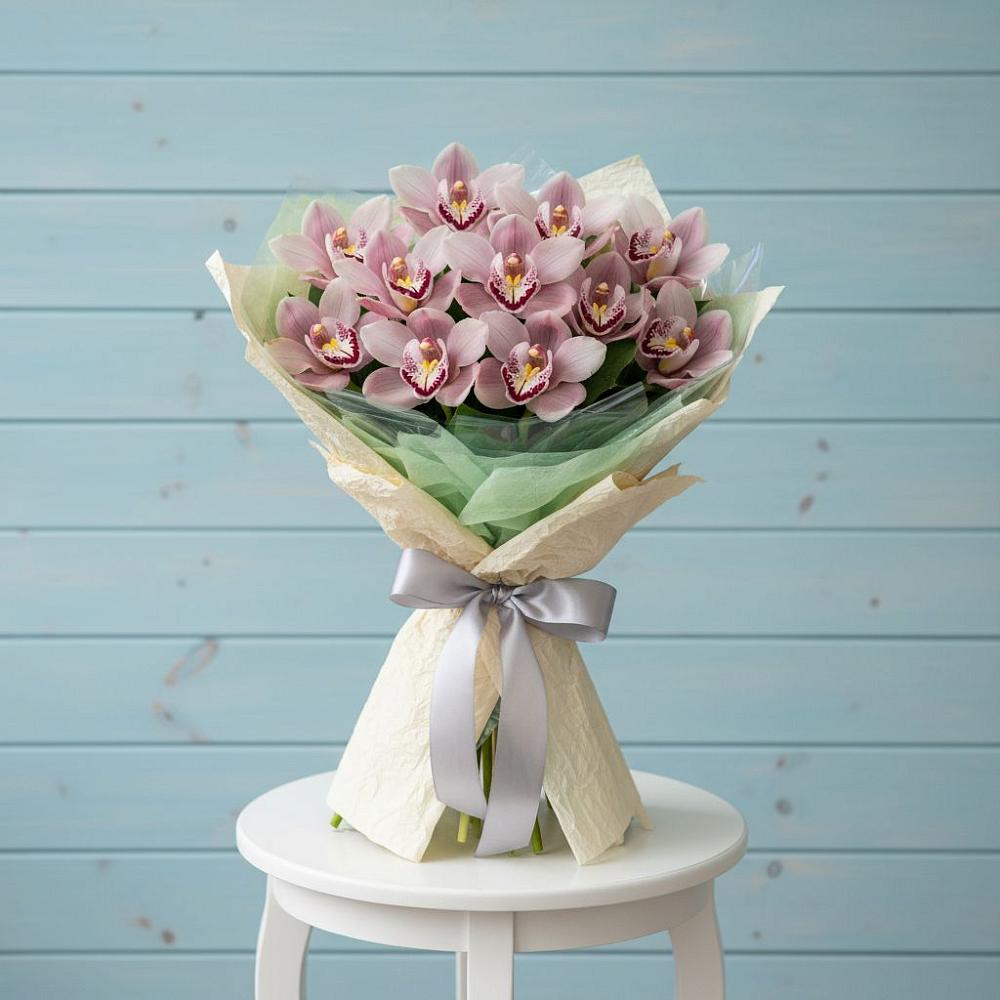 Букет цветов из: Орхидеи и Розы в Тимохово