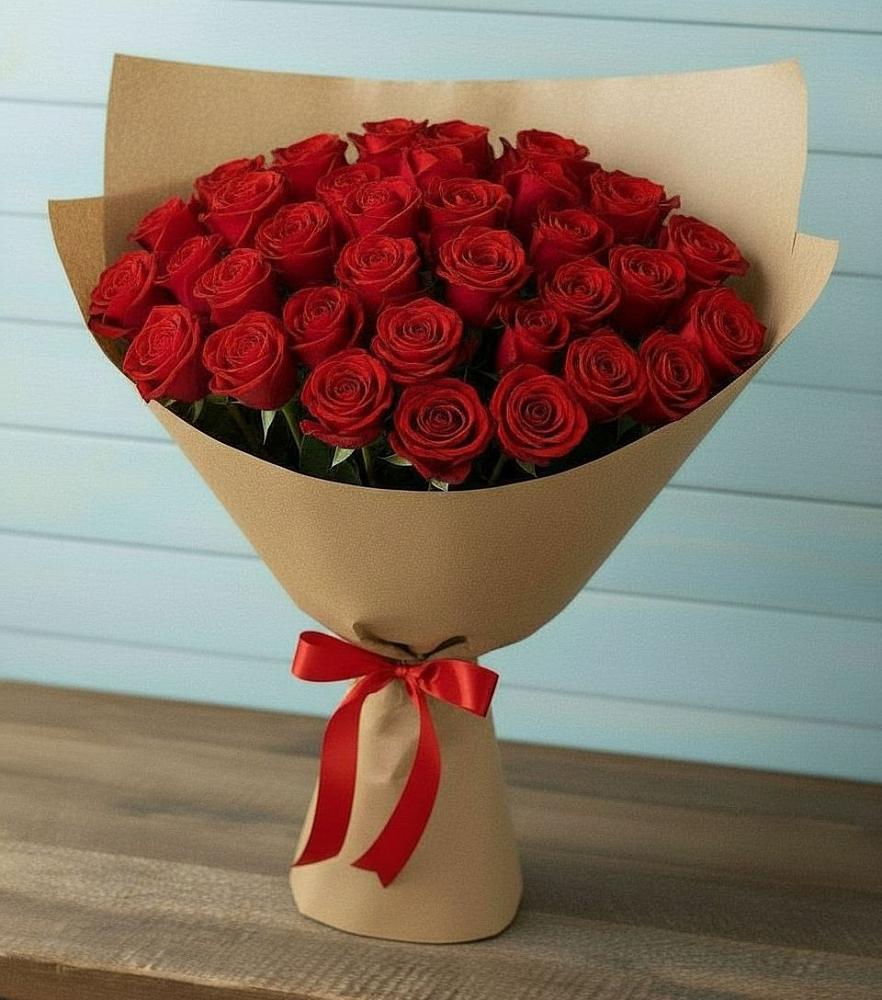 Букет Красные розы Милано в Тимохово