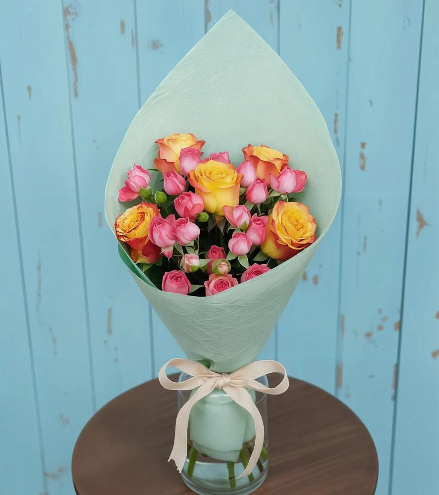 Букет цветов из: Розы в Тимохово