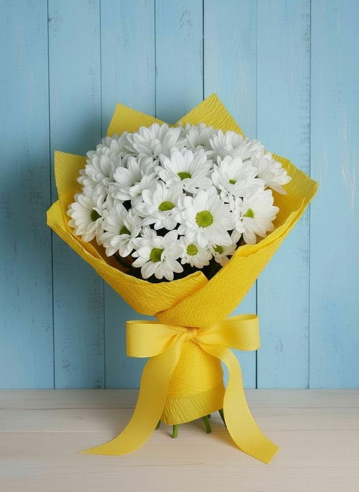 Букет цветов из: Хризантемы в Тимохово