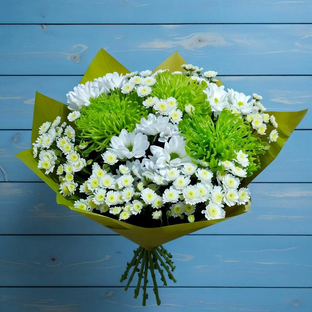 Букет цветов из: Хризантемы в Тимохово