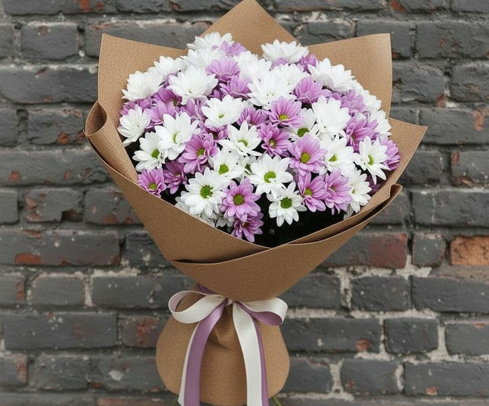 Букет цветов из: Хризантемы в Тимохово