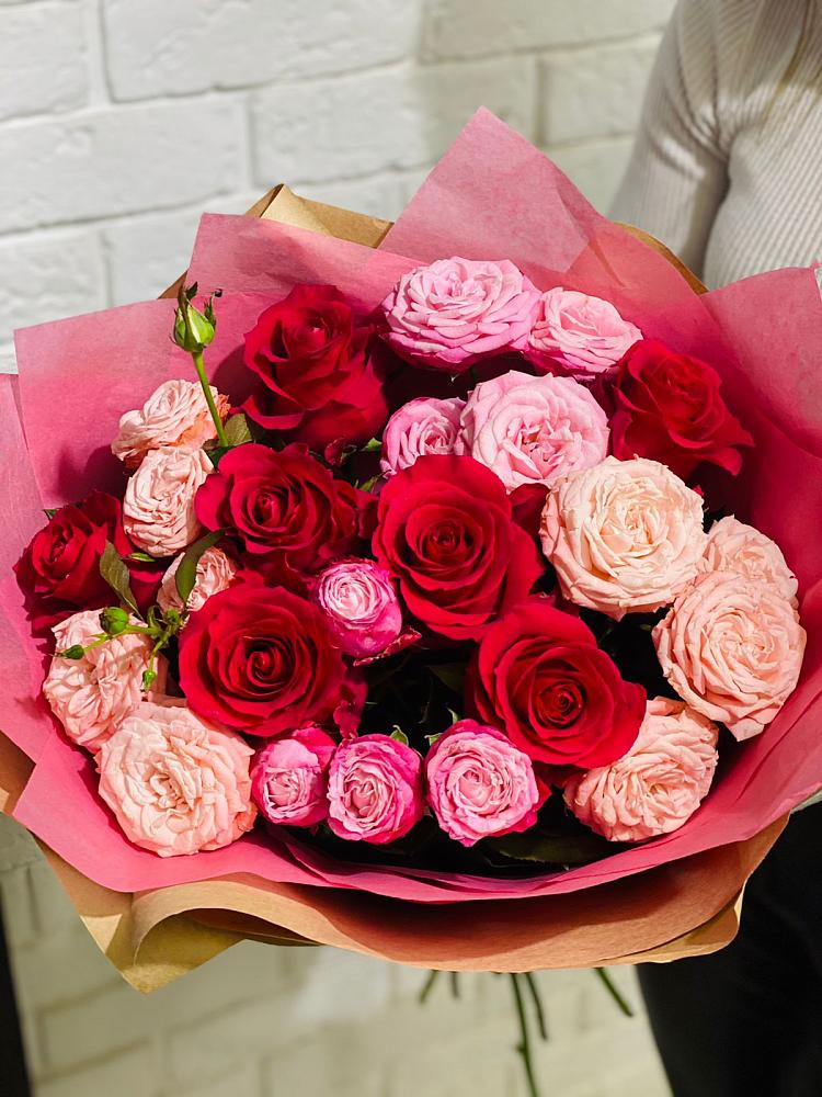 Букет цветов из: Розы в Тимохово