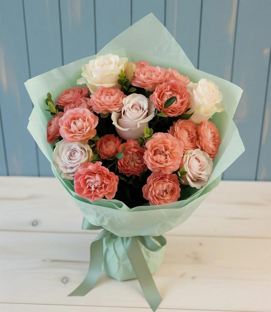 Букет цветов из: Розы в Тимохово