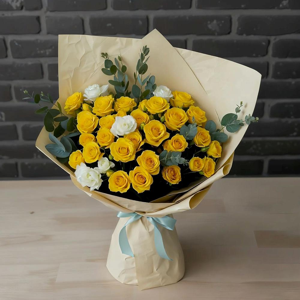 Букет цветов из: Розы в Тимохово