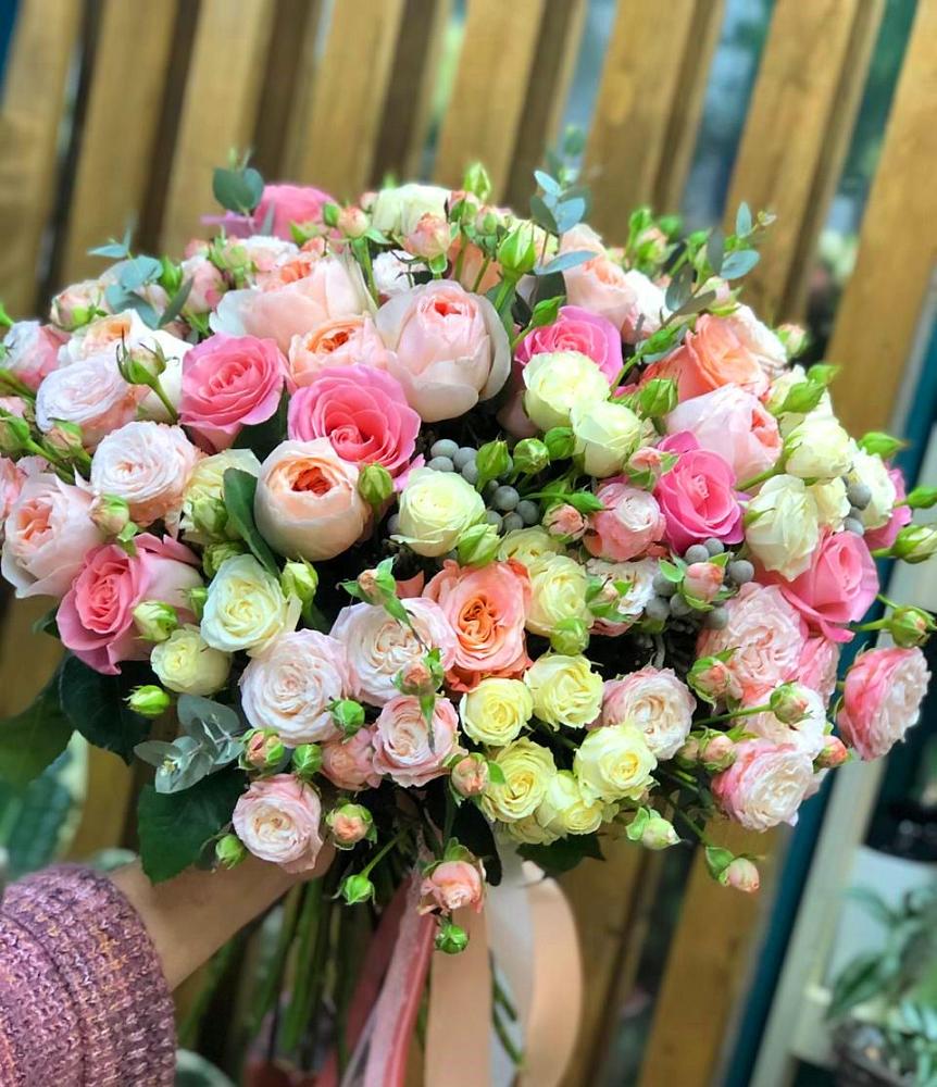 Букет цветов из: Розы в Тимохово