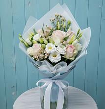 Букет цветов из:  Розы и Лизиантусы в Тимохово