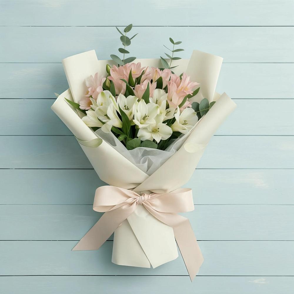 Букет цветов из: Альстромерии в Тимохово