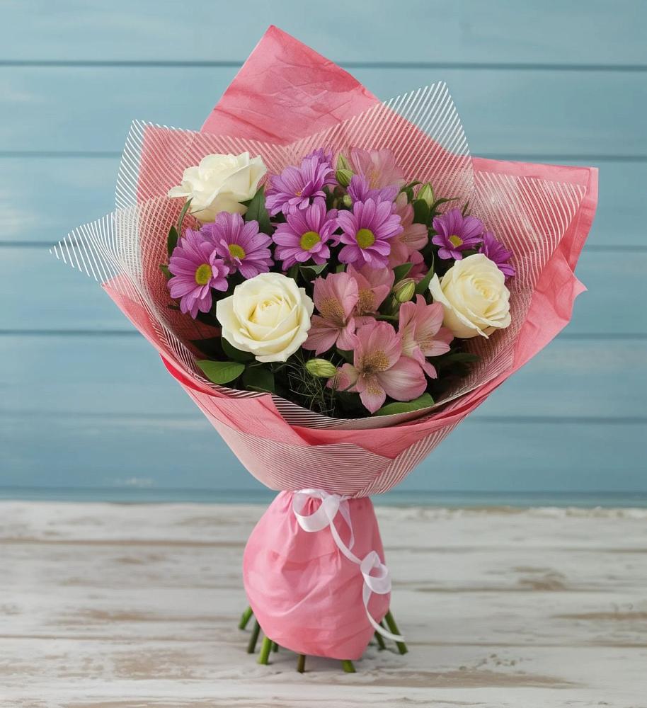 Букет цветов из: Герберы в Тимохово