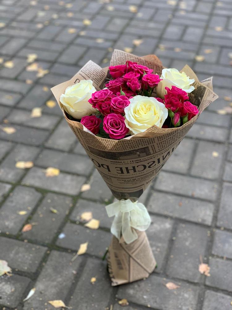 Букет цветов из: Розы в Тимохово