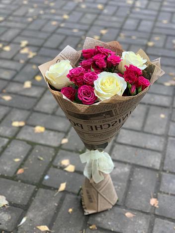 Букет цветов из: Розы в Тимохово