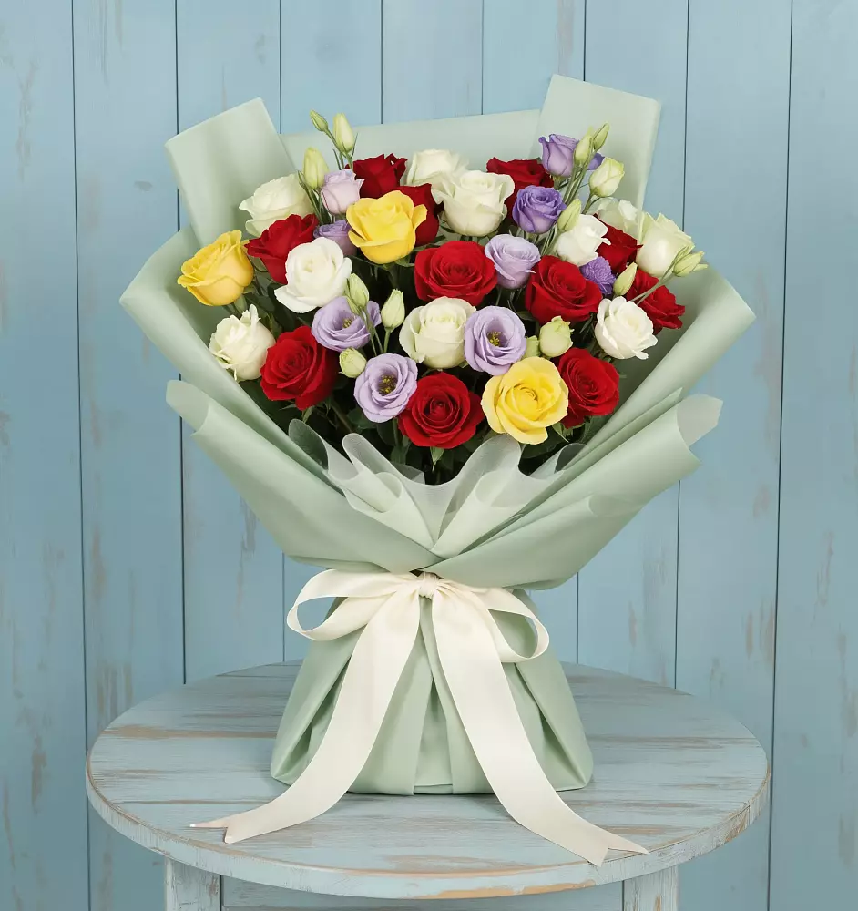 Букет цветов из: Розы в Тимохово