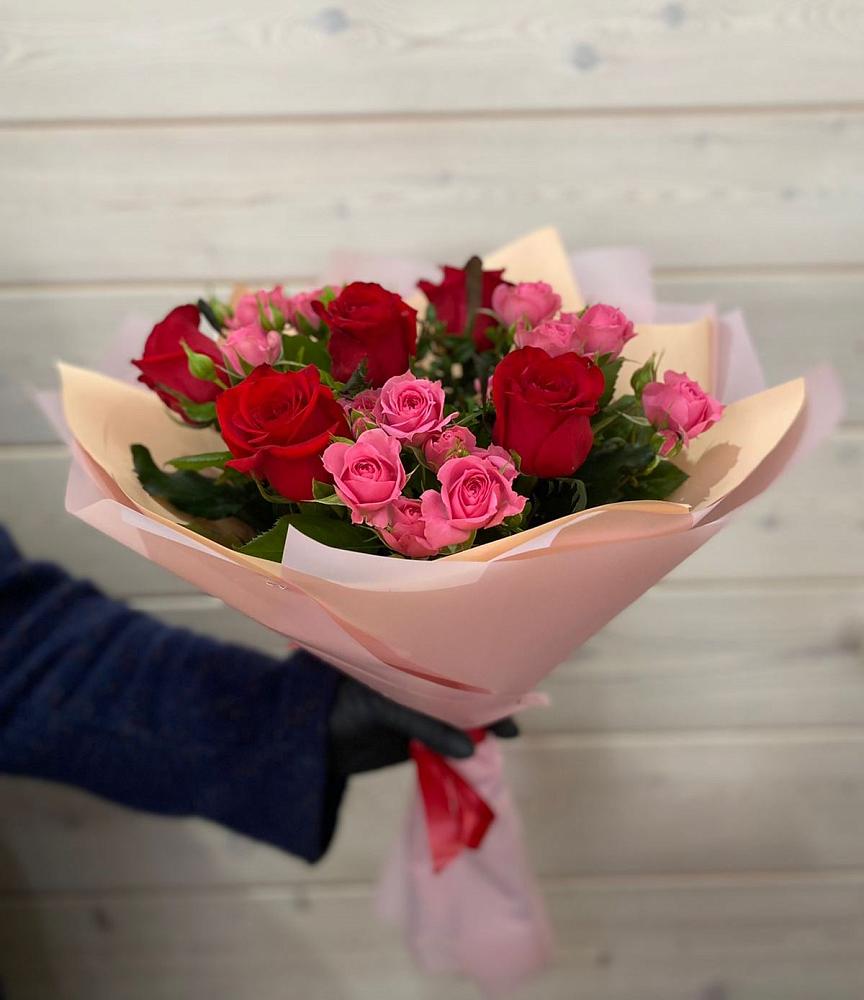 Букет цветов из: Розы в Тимохово