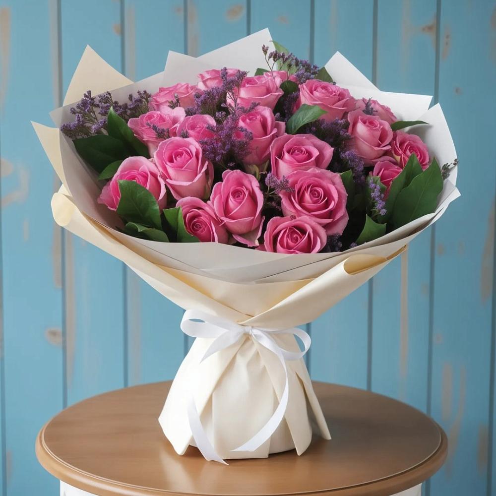 Букет цветов из: Розы в Тимохово