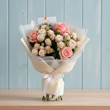 Букет цветов из:  Розы в Тимохово