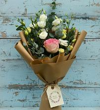 Букет цветов из:  Розы и Лизиантусы в Тимохово