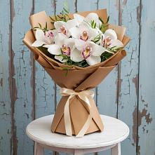 Букет цветов из:  Орхидеи и Розы в Тимохово
