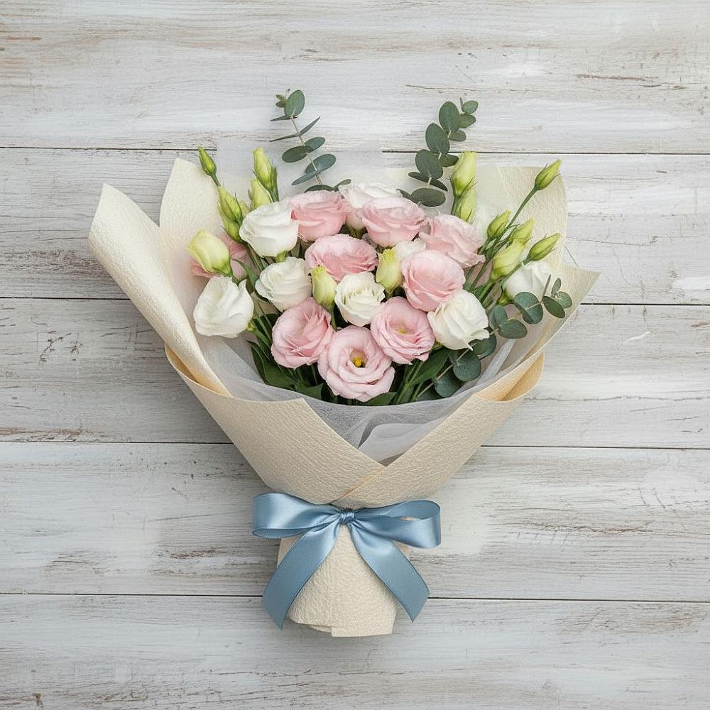 Букет цветов из: Лизиантусы в Тимохово